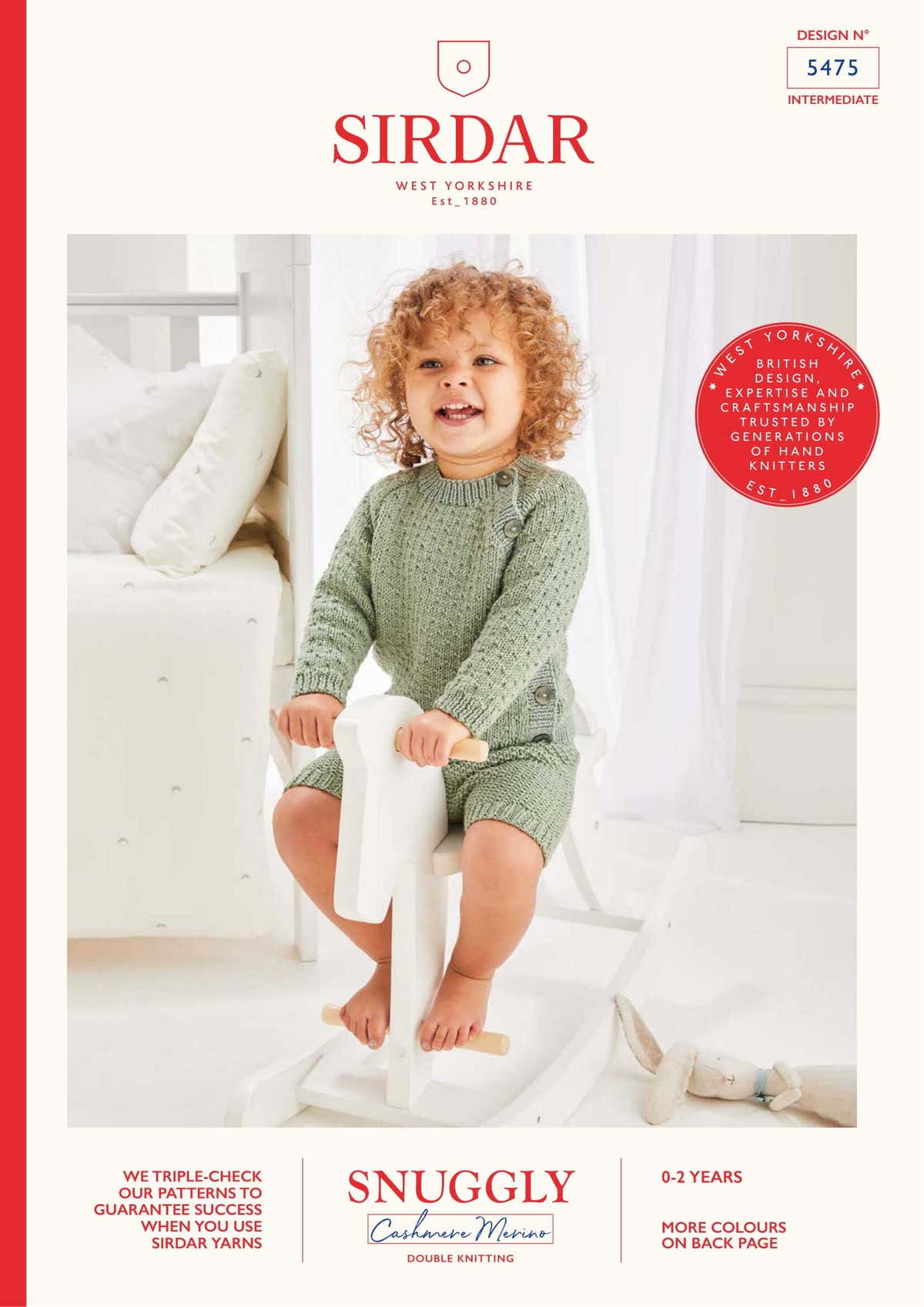 Sirdar Textured Baby Two Piece Jumper Knitting Pattern