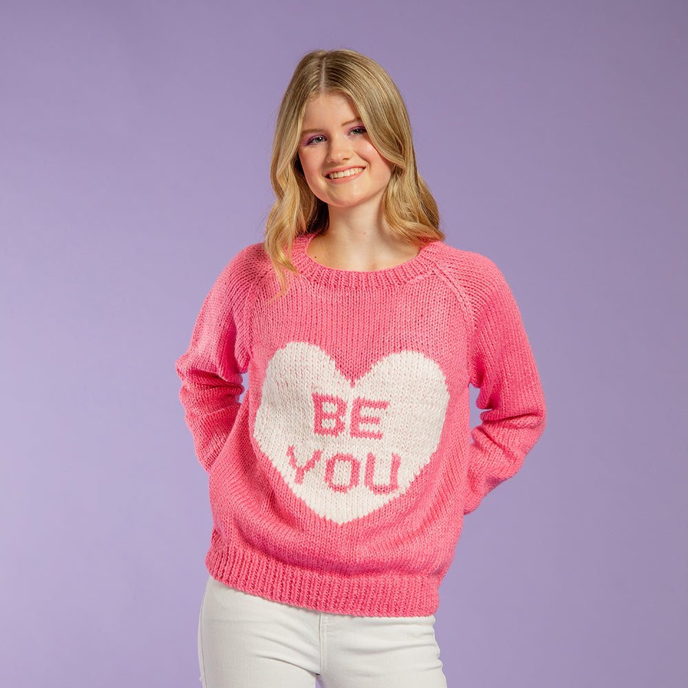 Paintbox Yarns Be You Sweater Knitting Pattern