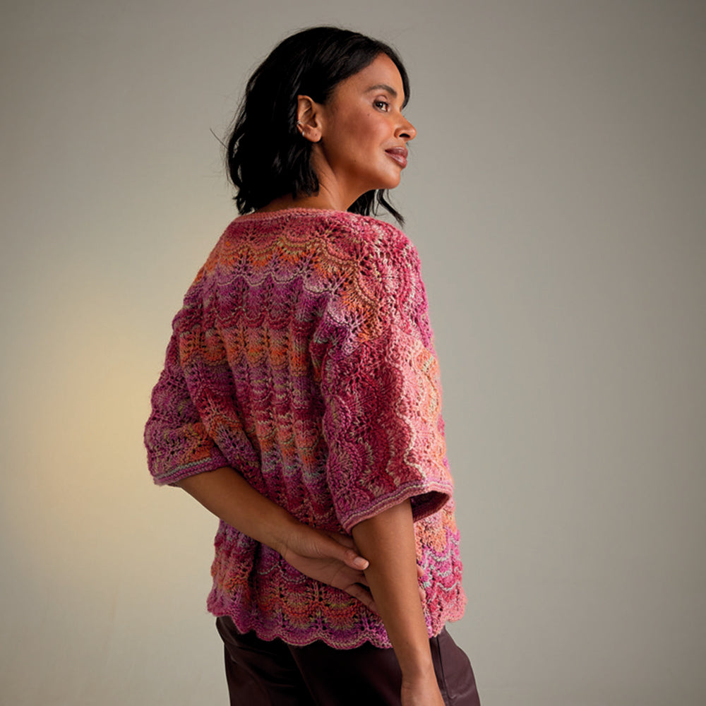 Sirdar Hot House Flowers Cardigan Knitting Pattern