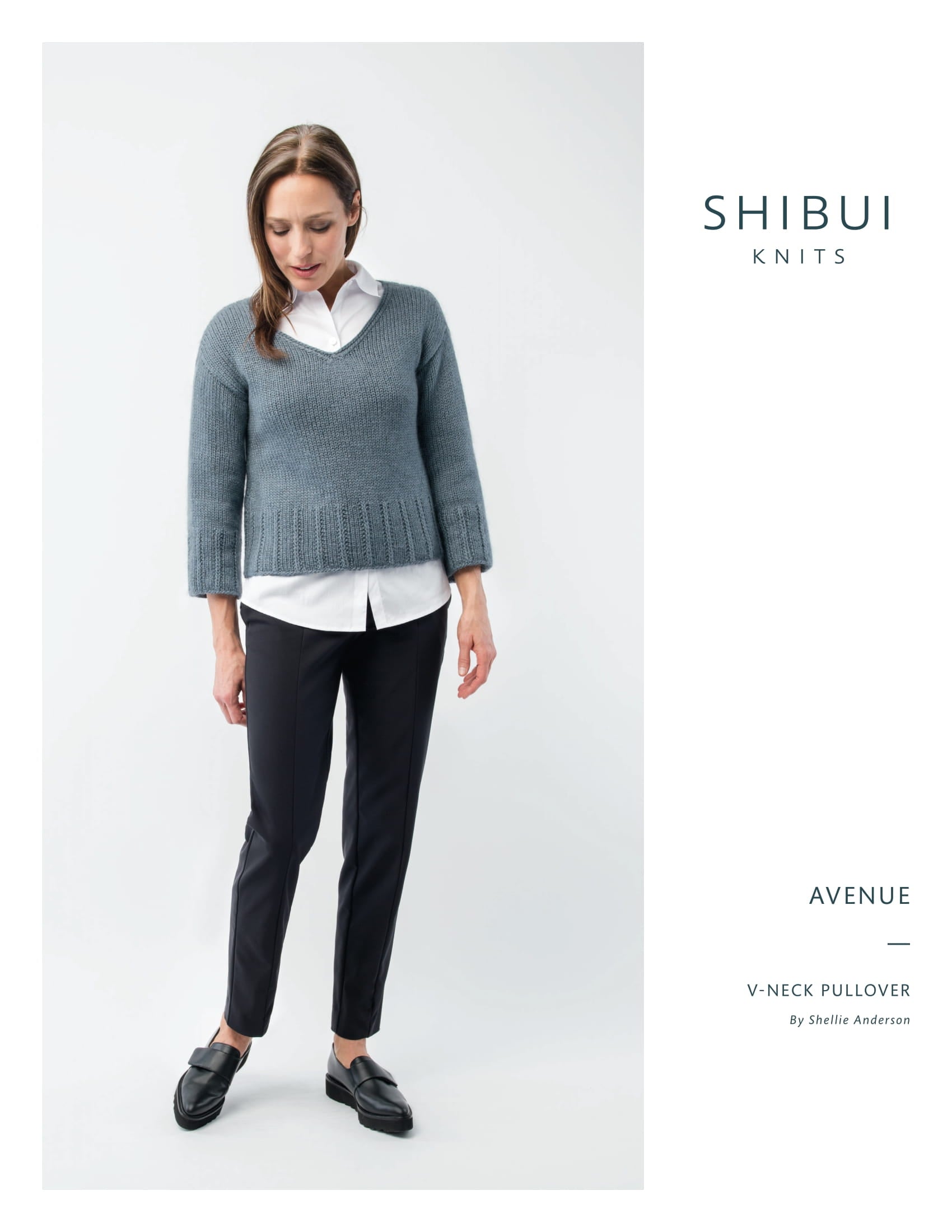 Shibui Knits Avenue Jumper Knitting Pattern
