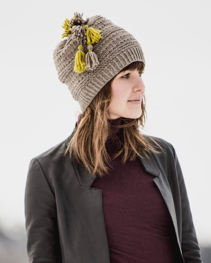 Blue Sky Fibers Tonka Bay Toque Hat Knitting Pattern