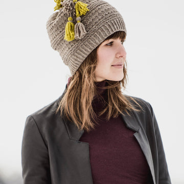 Blue Sky Fibers Tonka Bay Toque Hat Knitting Pattern