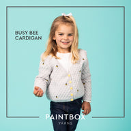 Paintbox Yarns Busy Bee Cardigan Knitting Pattern