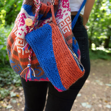 Deramores Aztec Backpack Bag Knitting Pattern