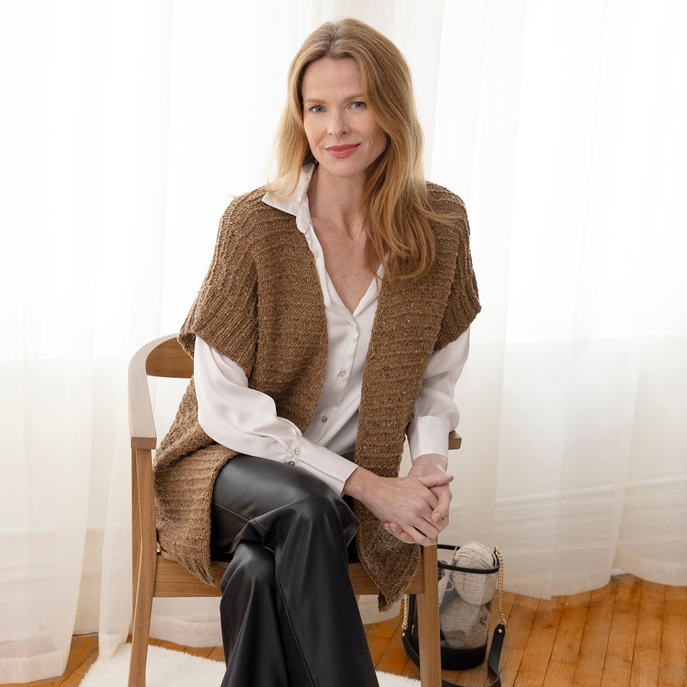 String Camilla Vest Jumper Knitting Pattern