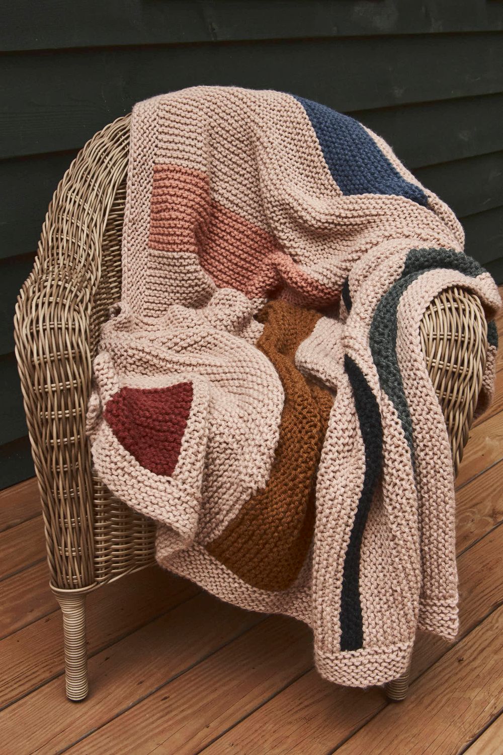 Rockwell Blanket Knitting Pattern