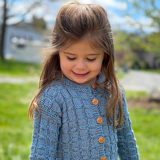Plymouth Yarn Child's Cardigan Knitting Pattern