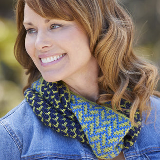 Valley Yarns Makena Beach Cowl Knitting Pattern