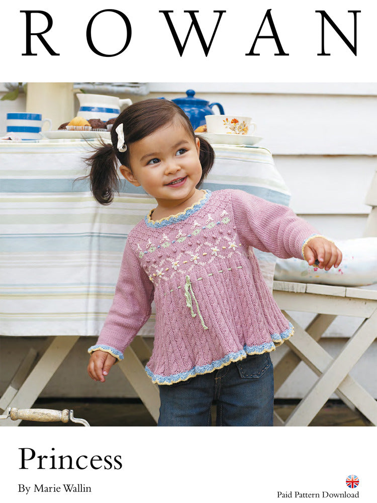 Rowan Princess Jumper Knitting Pattern