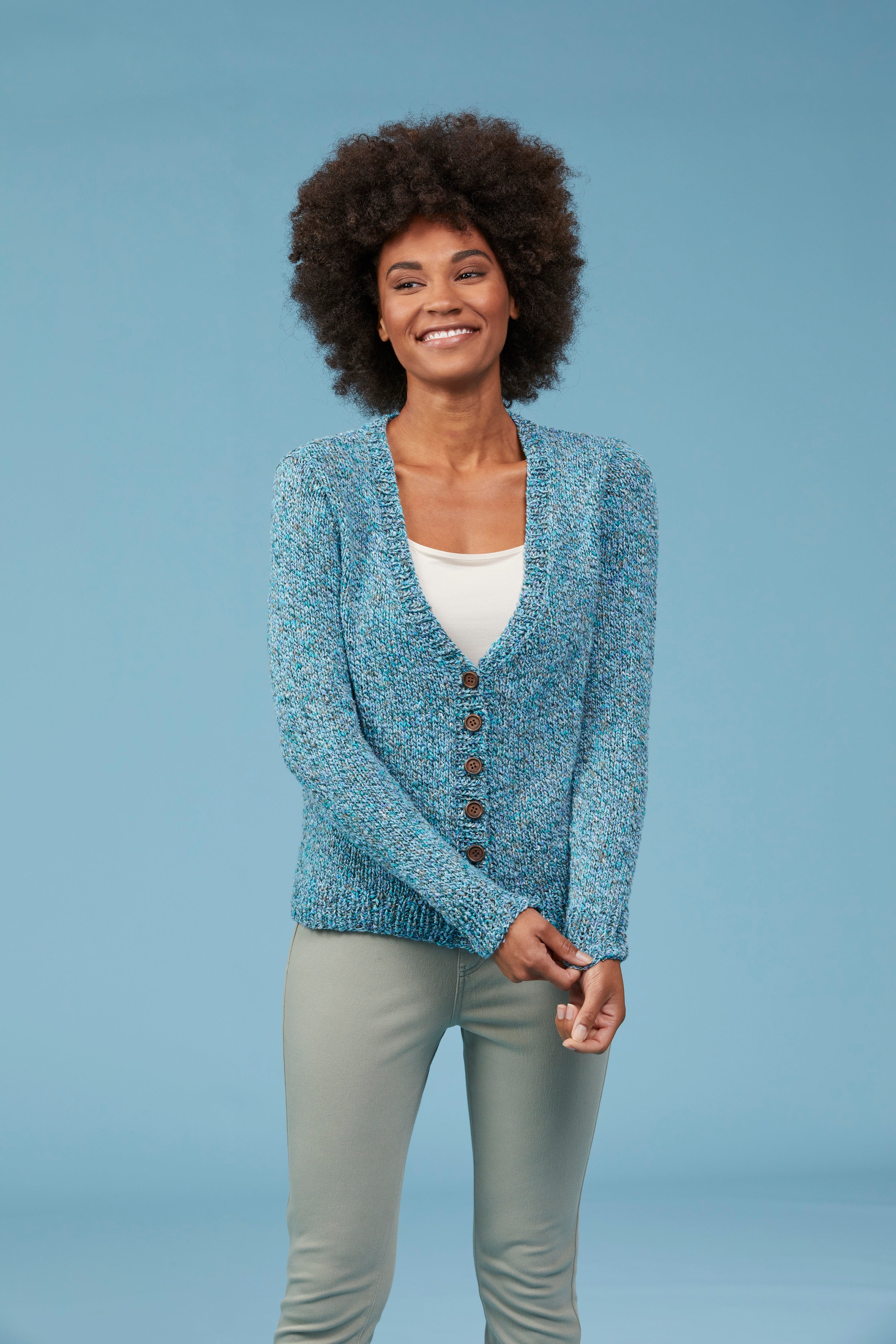 Tahki Yarns Greenbank Cardigan Knitting Pattern