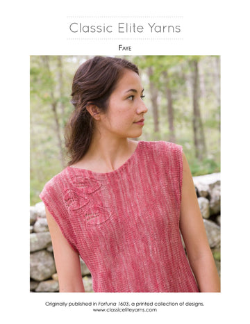 Classic Elite Yarns Faye Jumper Knitting Pattern