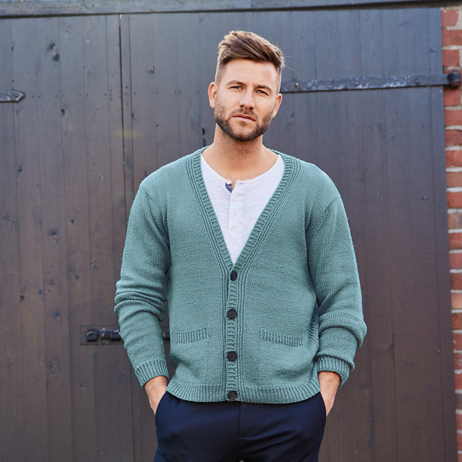 Lana Grossa M Jacket Cardigan Knitting Pattern