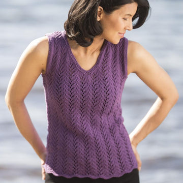Cascade Yarns DK610 Summertime Lace Tank (Free)