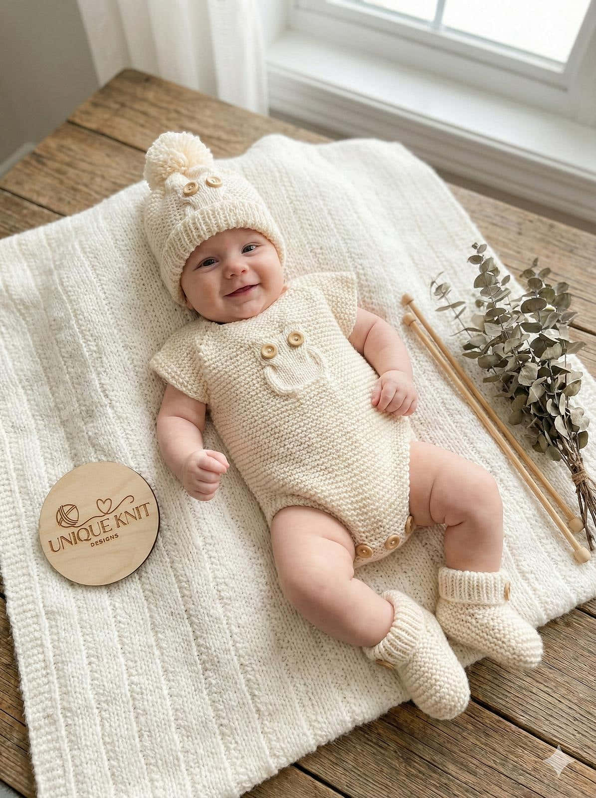 "Buttercup" Romper suit set