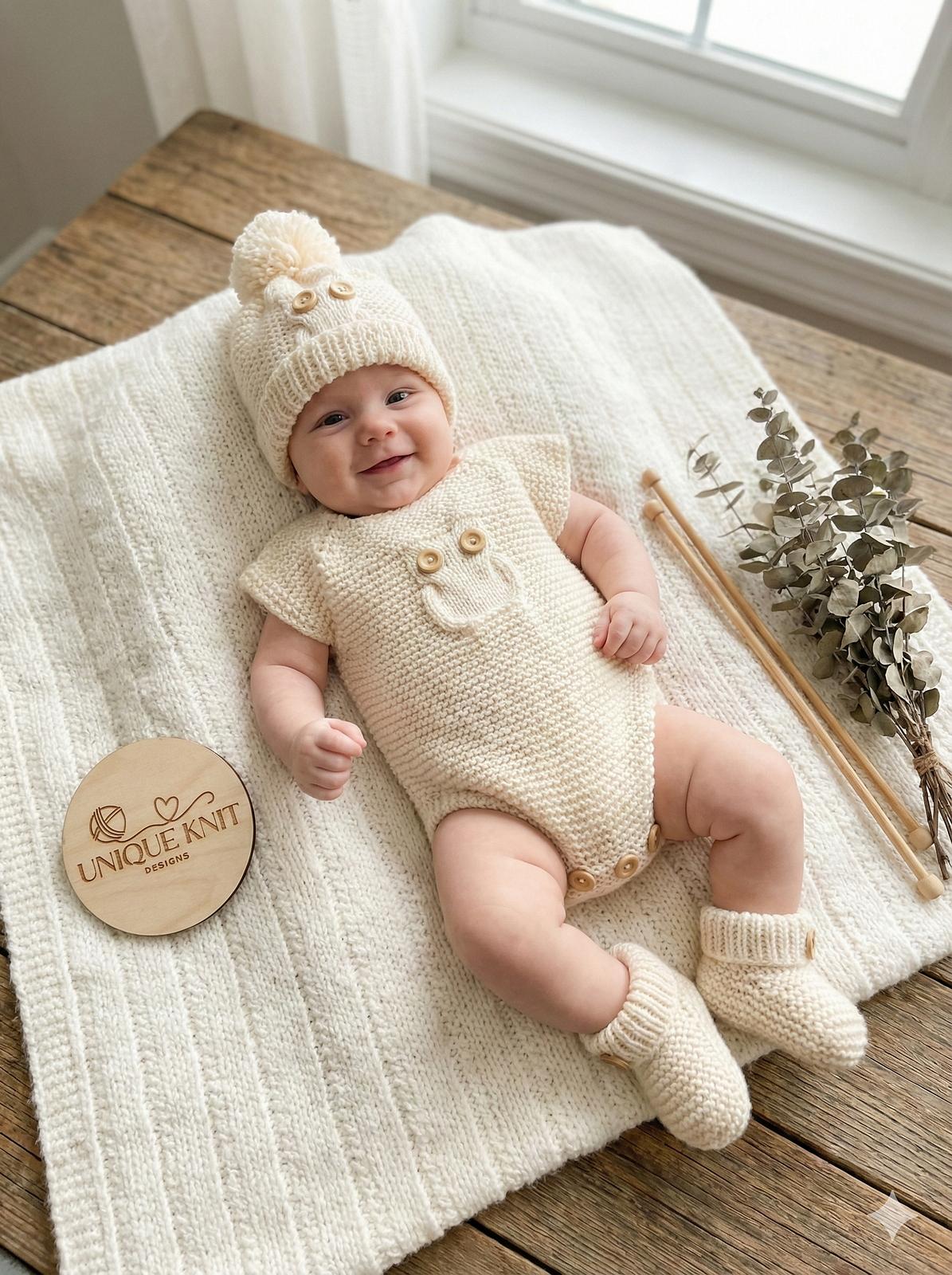 "Buttercup" Romper suit set