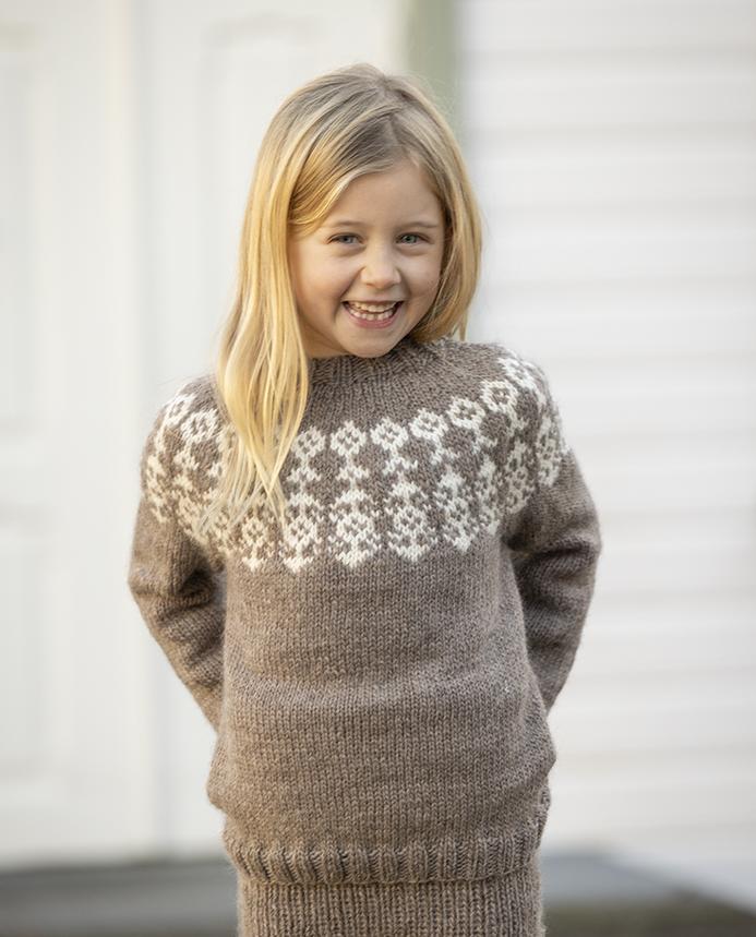 Floke Sweater in Viking Garn Viking Wool