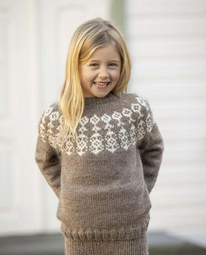 Floke Sweater in Viking Garn Viking Wool