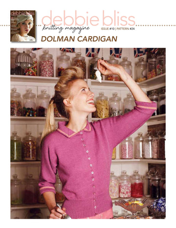 Debbie Bliss Dolman Cardigan PDF - Magazine #10