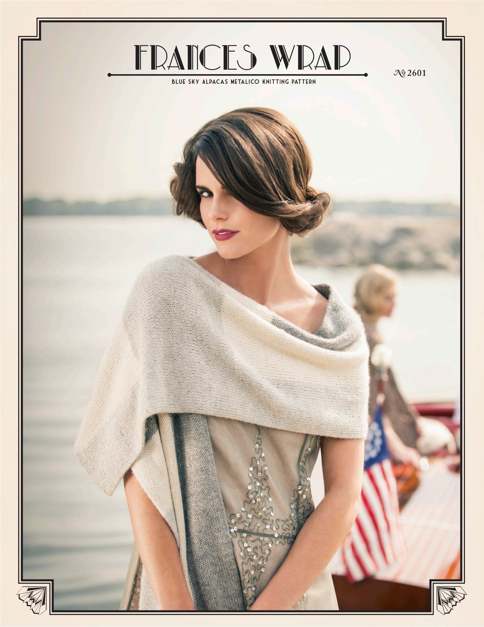 Blue Sky Fibers Frances Wrap Knitting Pattern