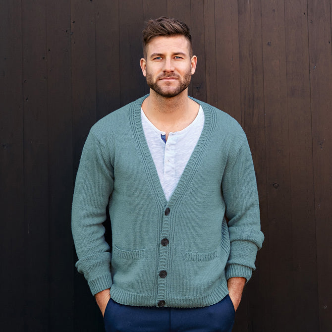 Lana Grossa M Jacket Cardigan Knitting Pattern