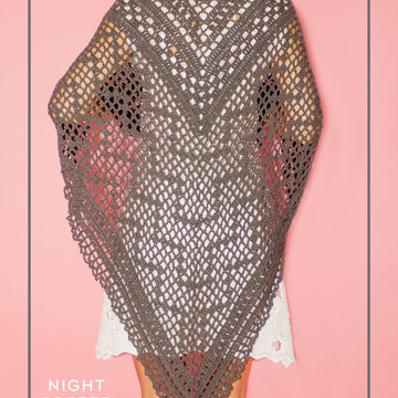 Paintbox Yarns Night Breeze Shawl Crochet Pattern