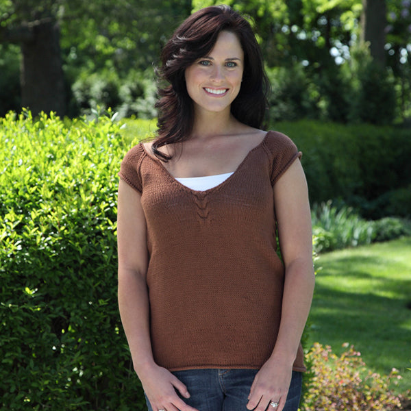 Valley Yarns Sienna Pullover Knitting Pattern