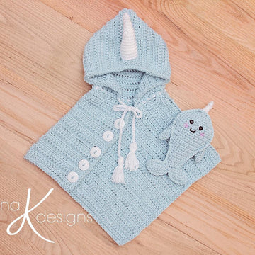 Narwhal Poncho & Buddy
