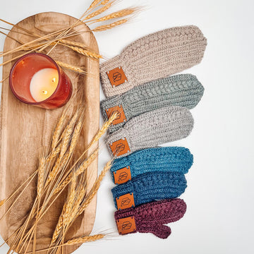 Autumn Wheat Mittens