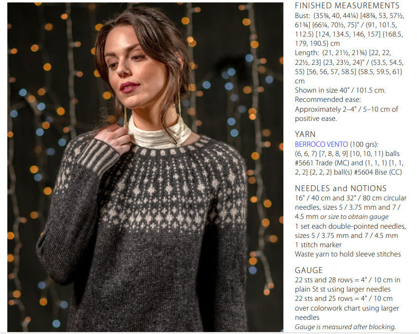 Esmeray Sweater Jumper Knitting Pattern