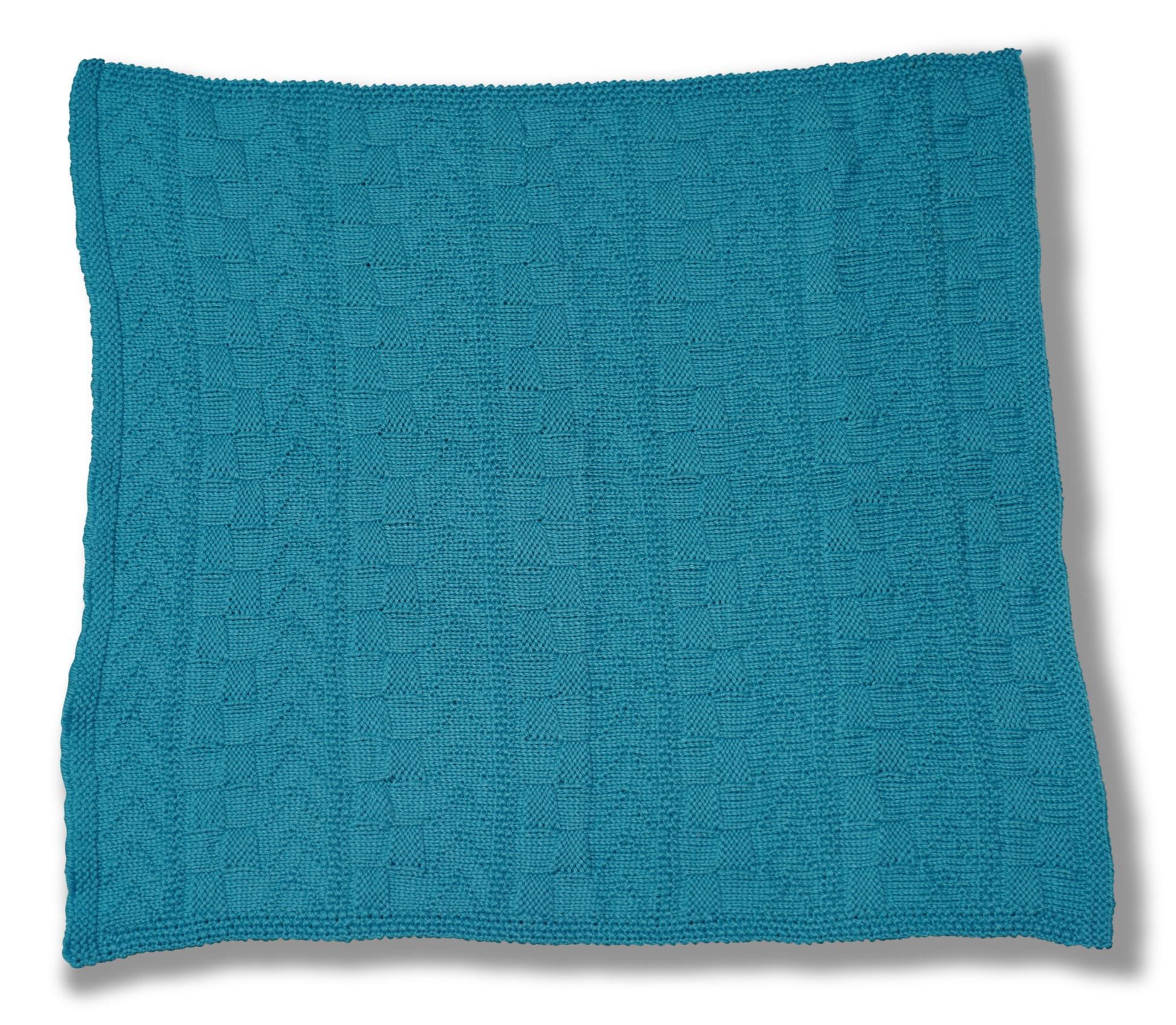 Cascade Yarns C Textured Lap Throw Blanket Knitting Pattern