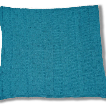 Cascade Yarns C Textured Lap Throw Blanket Knitting Pattern