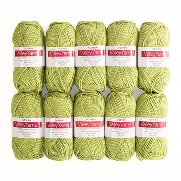 Valley Yarns Goshen 10 Ball Value Pack Yarn - Cotton Worsted