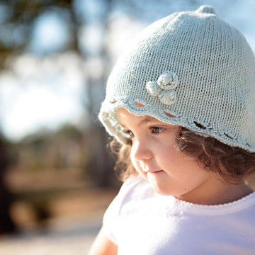 Rosy Scalloped Hat