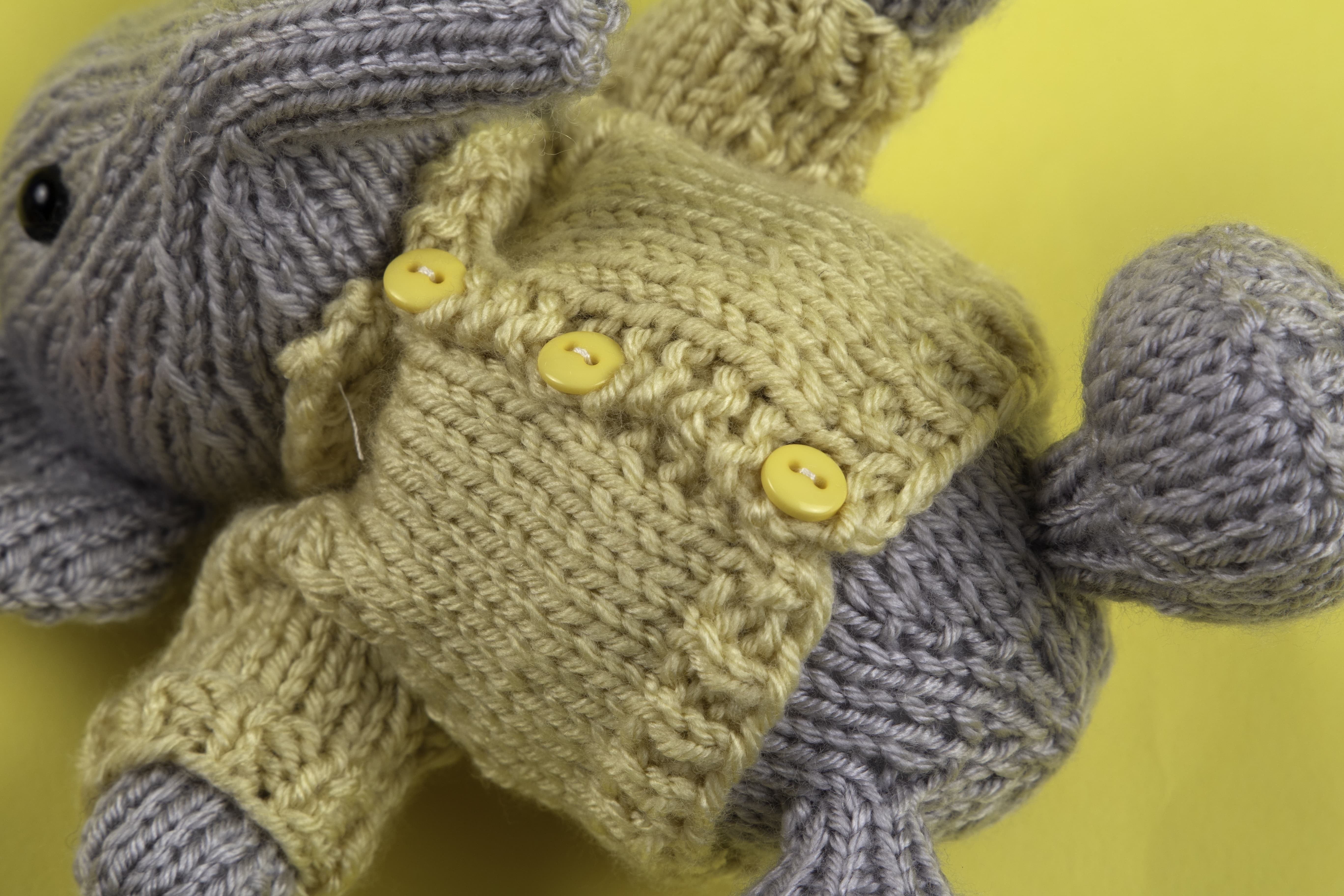 Deramores Elephant Deramores Studio DK Toy Knitting Pattern