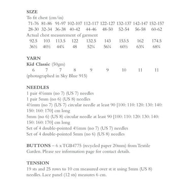 Easby Jumper Knitting Pattern