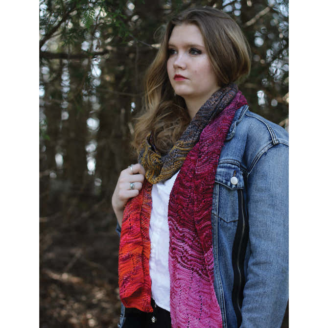 Koigu Romantique Scarf Knitting Pattern