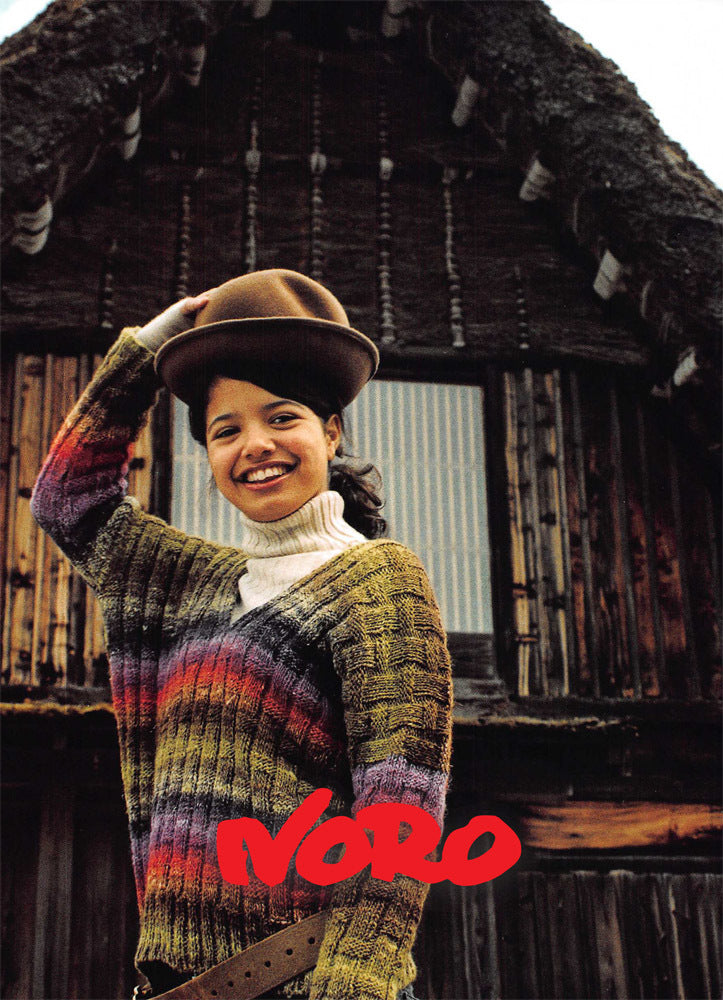 Sweater with Patch Pockets Jumper Knitting Pattern