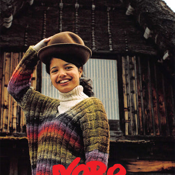 Sweater with Patch Pockets Jumper Knitting Pattern