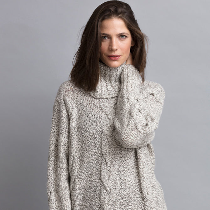 String Marilyn Oversized Turtleneck Jumper Knitting Pattern