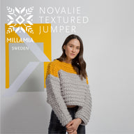 MillaMia Novalie Textured Jumper Knitting Pattern