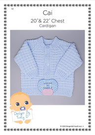 Cai unisex baby cardigan 20" & 22" chest