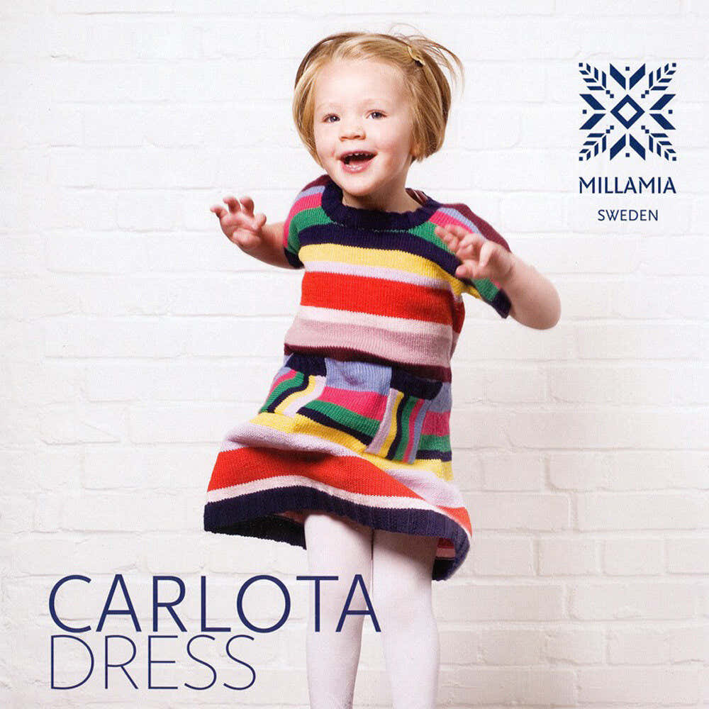 Girls' Carlota Dress Knitting Pattern