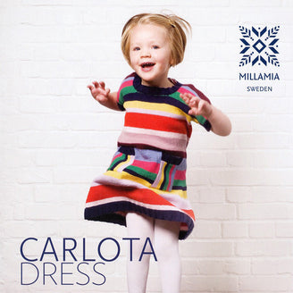 Girls' Carlota Dress Knitting Pattern