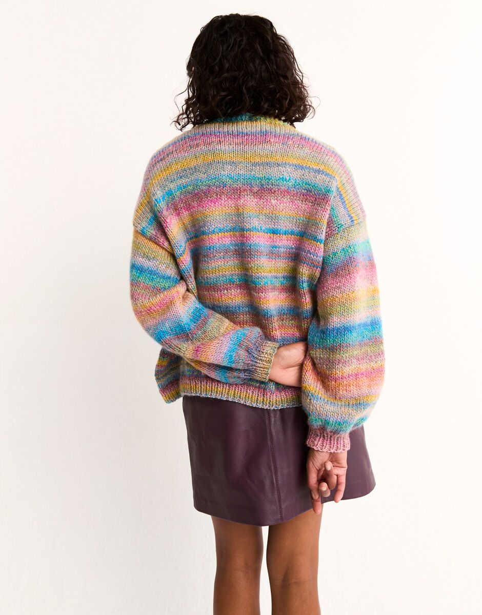 Sirdar Healing Crystal Cardigan Knitting Pattern