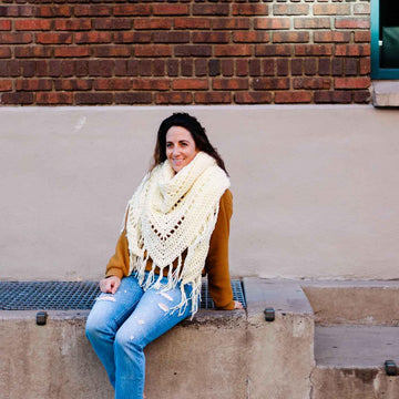 Whisper Triangle Scarf