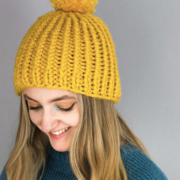 Paintbox Yarns Happy Hat Knitting Pattern