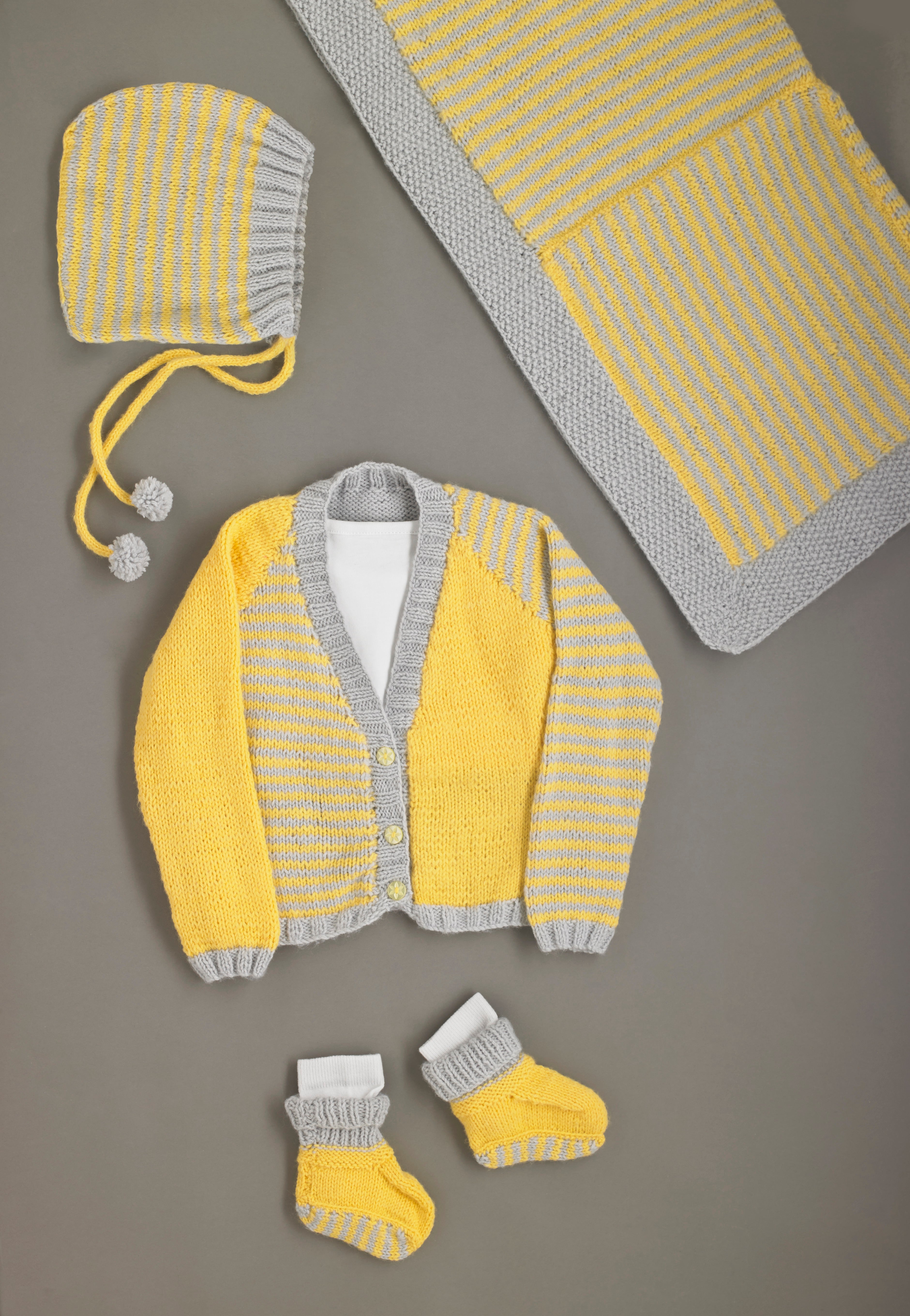 Paintbox Yarns It's A Hoy Set Booties Knitting Pattern