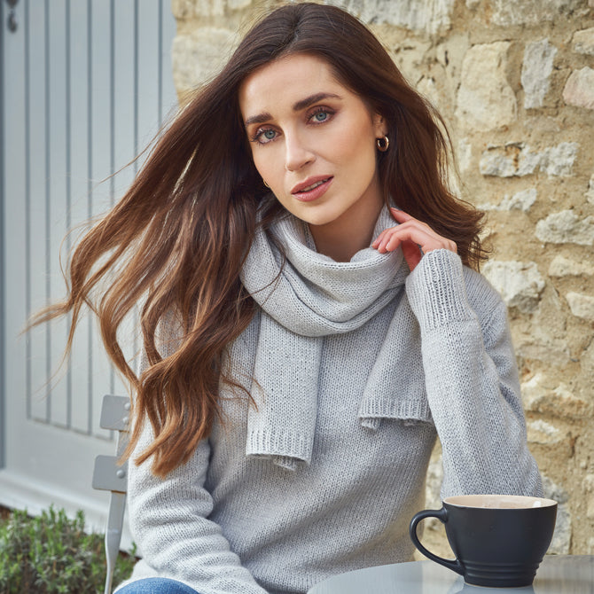 Rowan Flame Scarf Knitting Pattern