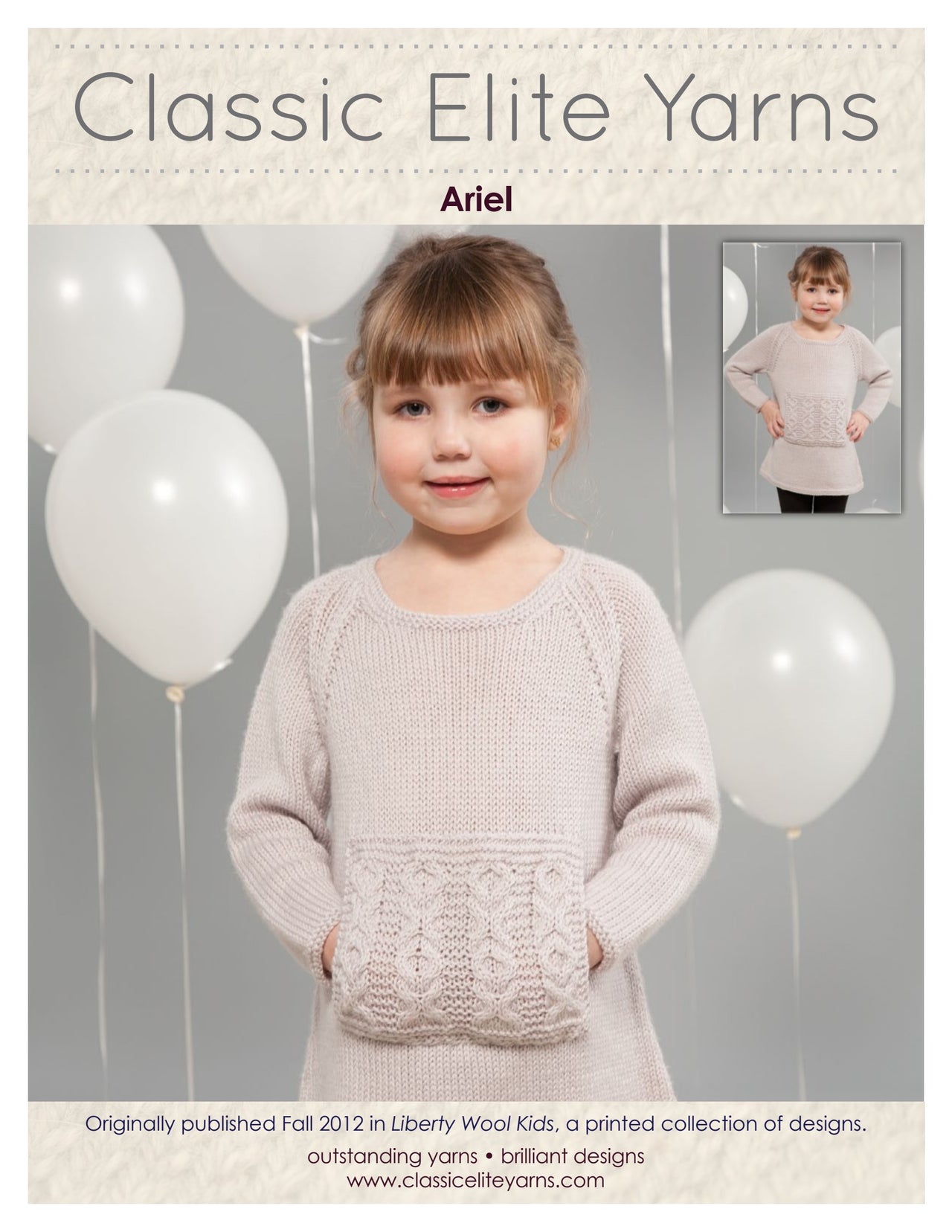 Classic Elite Yarns Ariel Dress Knitting Pattern