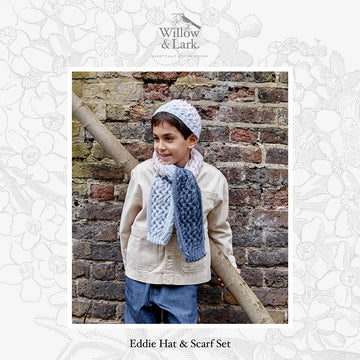 Willow & Lark Eddie Hat & Scarf Knitting Pattern